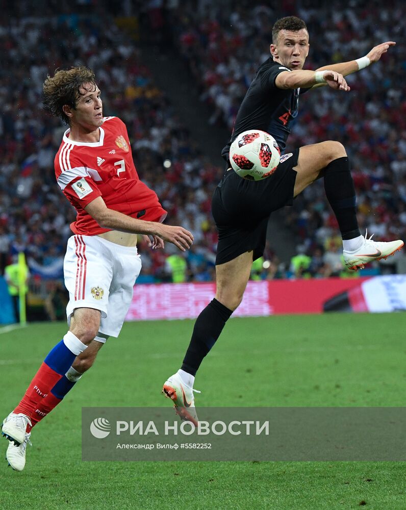 Футбол. ЧМ-2018. Матч Россия - Хорватия