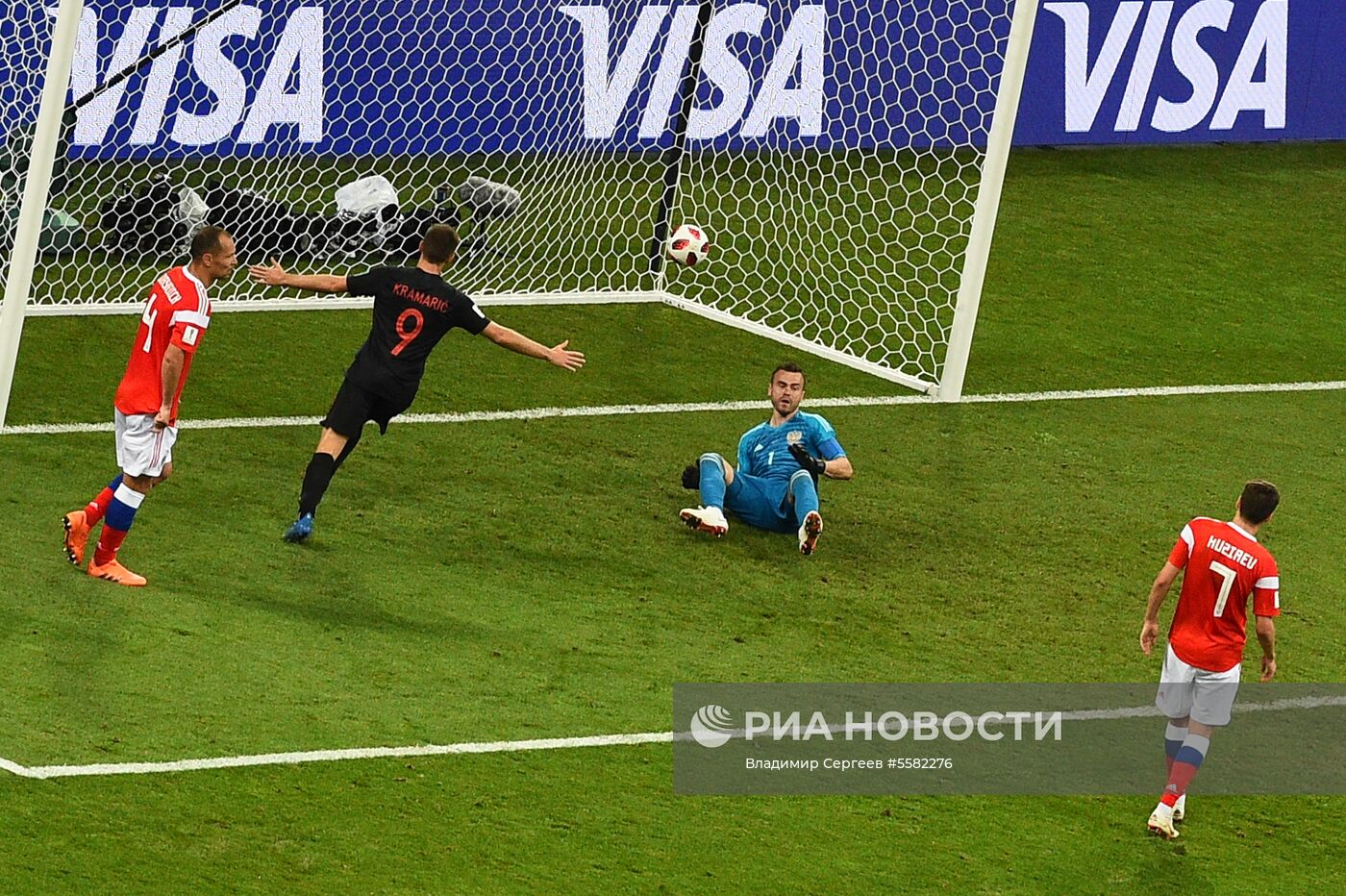 Футбол. ЧМ-2018. Матч Россия - Хорватия