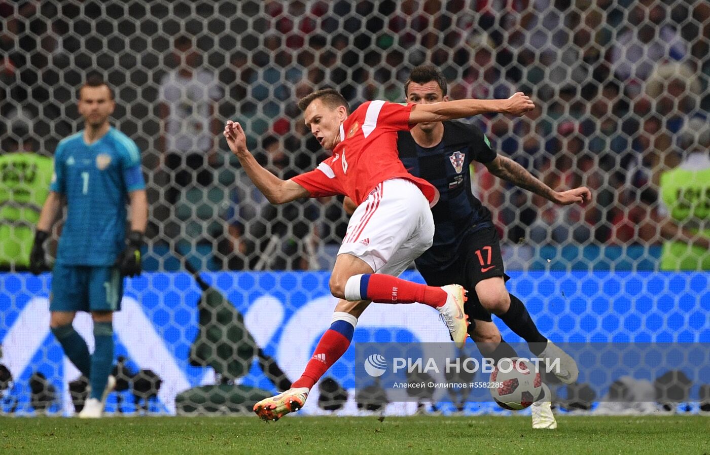 Футбол. ЧМ-2018. Матч Россия - Хорватия