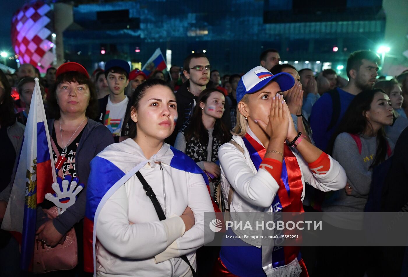 Просмотр матча ЧМ-2018 по футболу между сборными России и Хорватии 