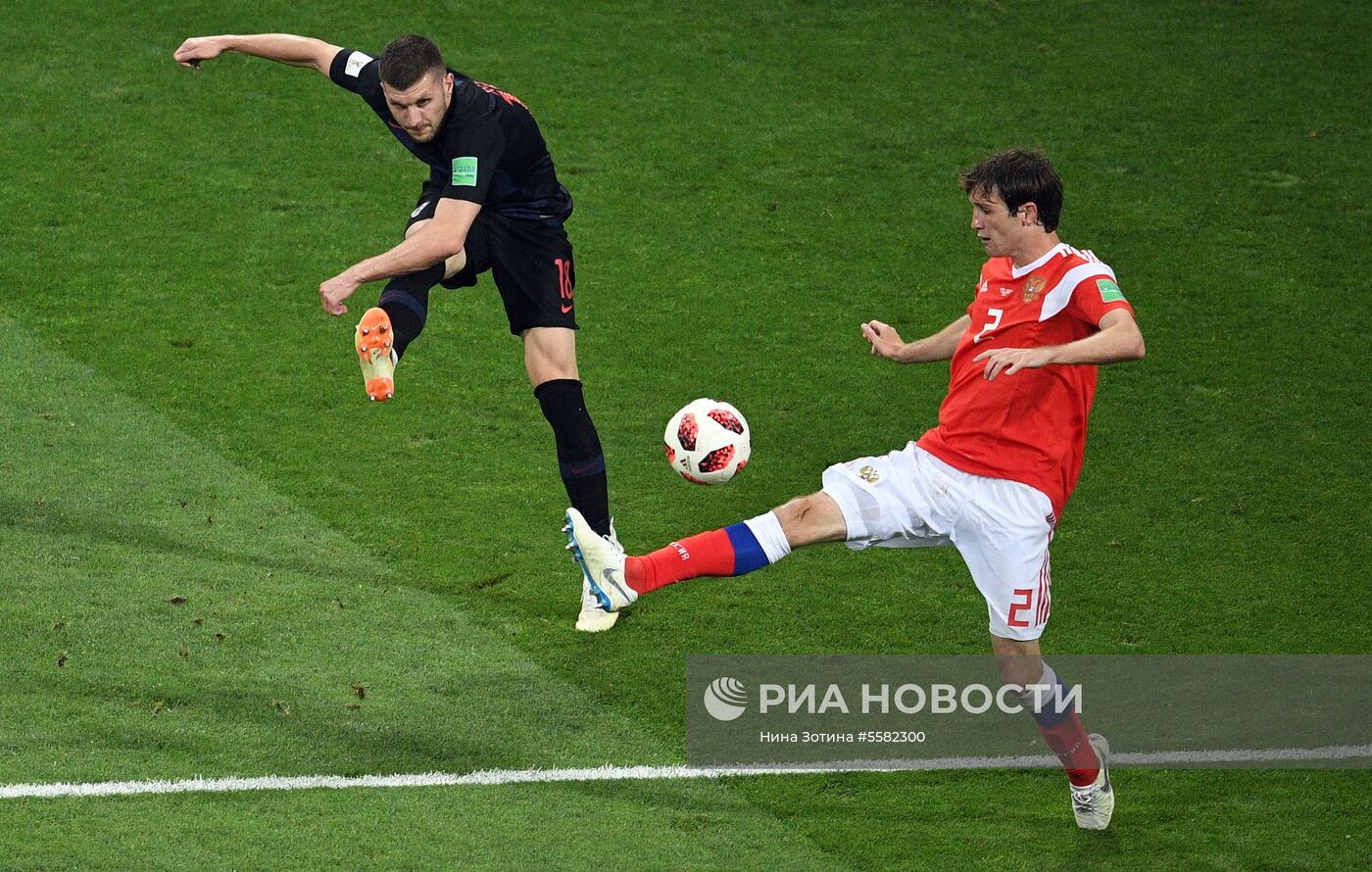 Футбол. ЧМ-2018. Матч Россия - Хорватия