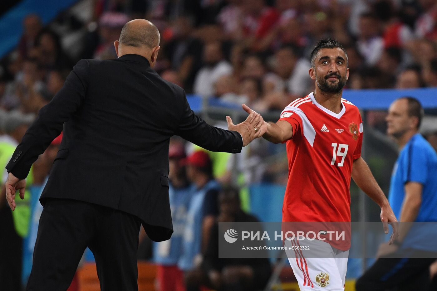 Футбол. ЧМ-2018. Матч Россия - Хорватия