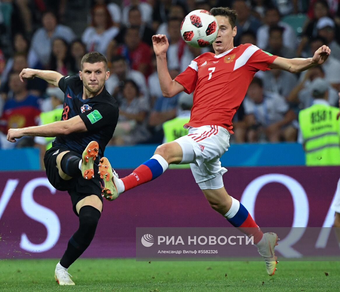 Футбол. ЧМ-2018. Матч Россия - Хорватия