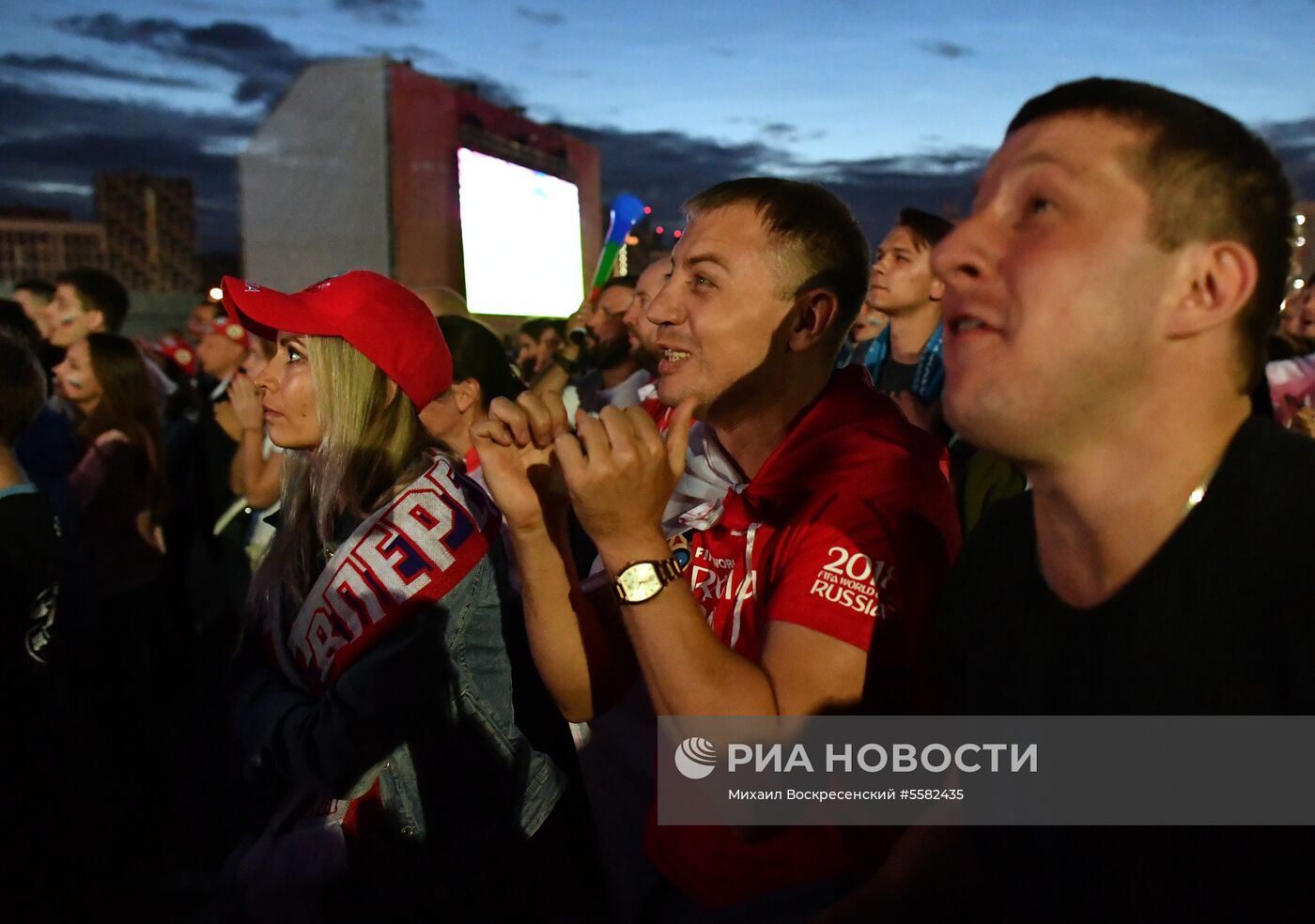 Просмотр матча ЧМ-2018 по футболу между сборными России и Хорватии 