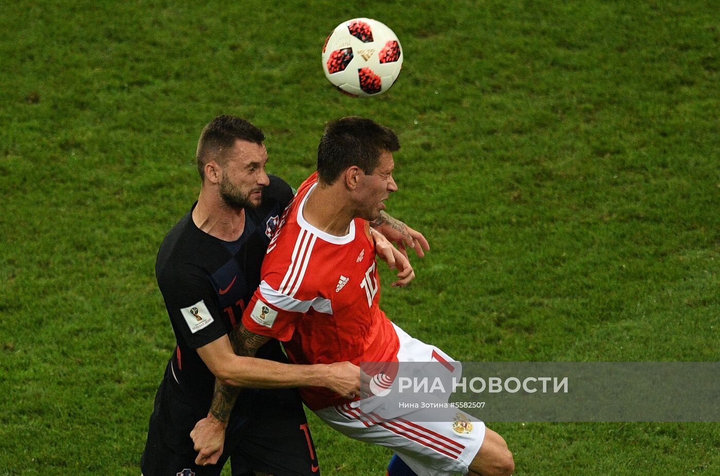 Футбол. ЧМ-2018. Матч Россия - Хорватия