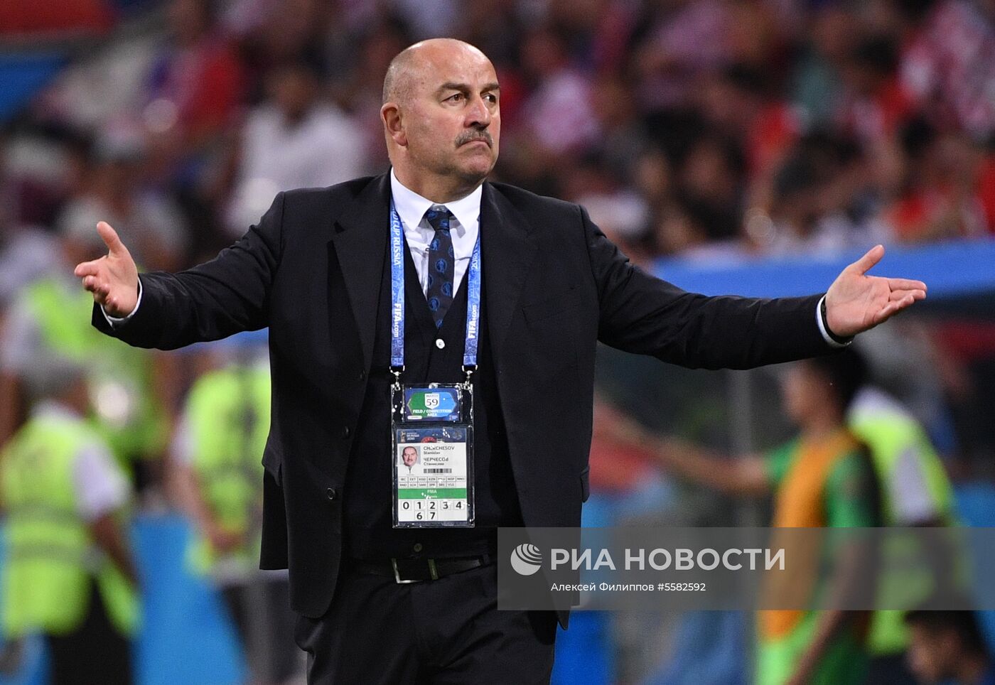 Футбол. ЧМ-2018. Матч Россия - Хорватия