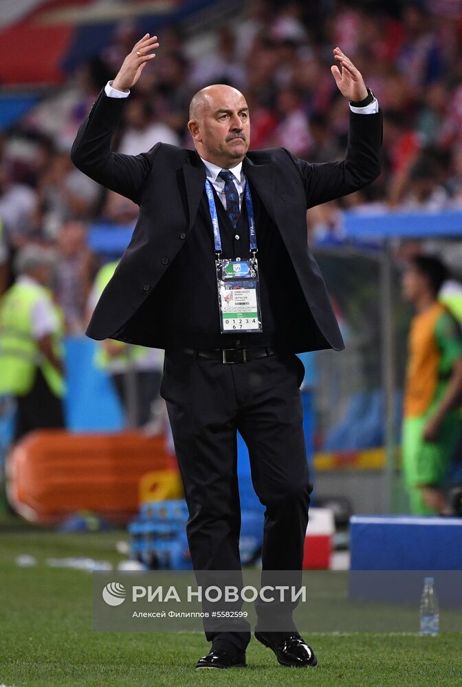 Футбол. ЧМ-2018. Матч Россия - Хорватия