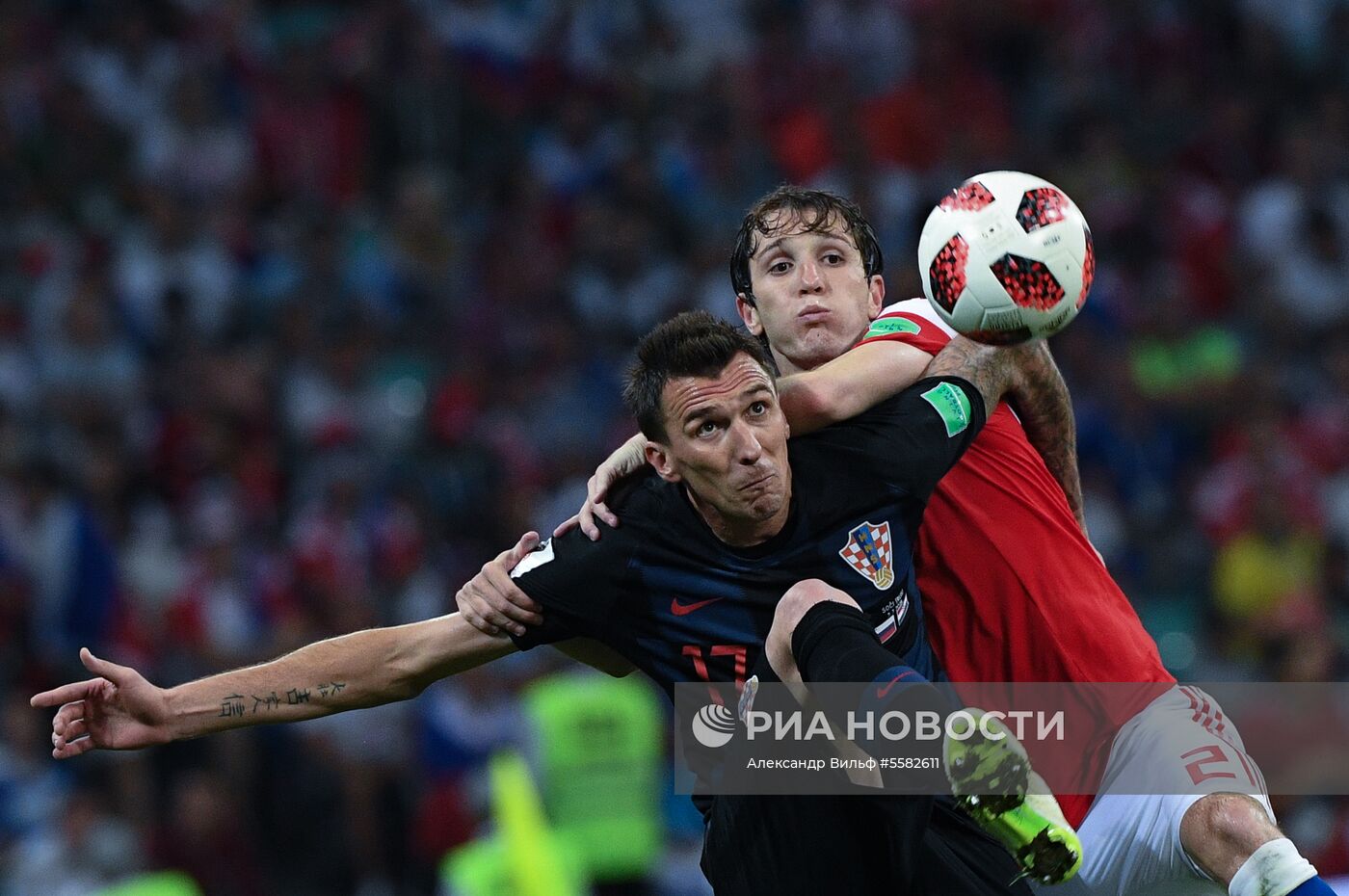 Футбол. ЧМ-2018. Матч Россия - Хорватия