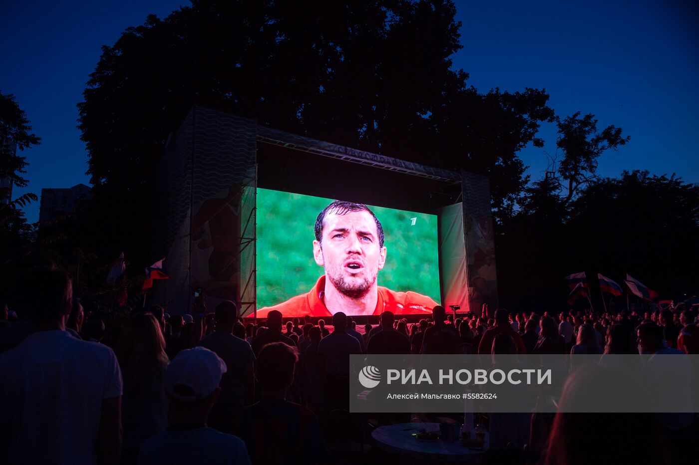 Просмотр матча ЧМ-2018 по футболу между сборными России и Хорватии