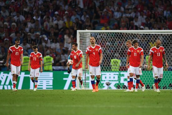 Футбол. ЧМ-2018. Матч Россия - Хорватия