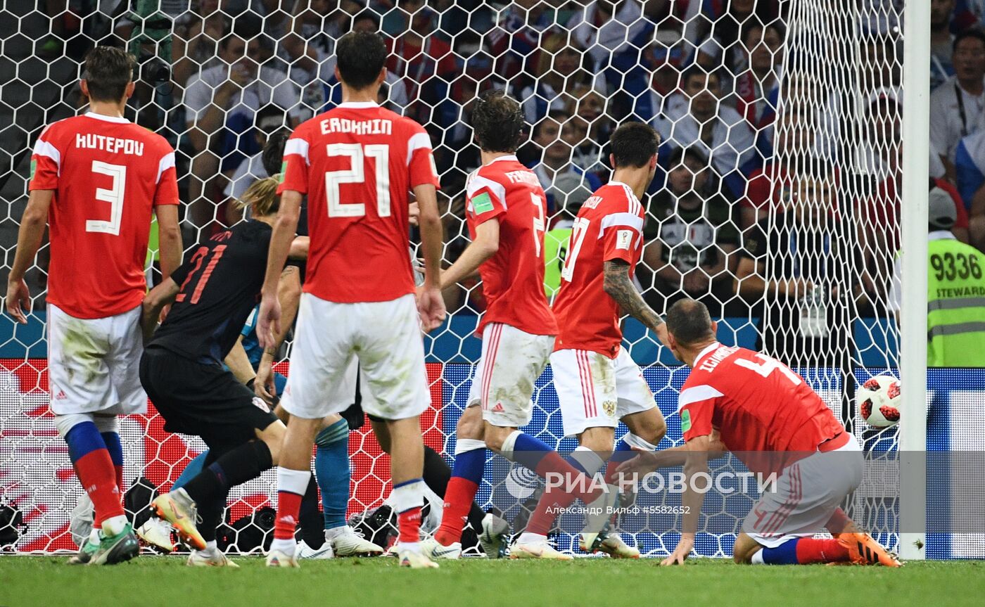 Футбол. ЧМ-2018. Матч Россия - Хорватия