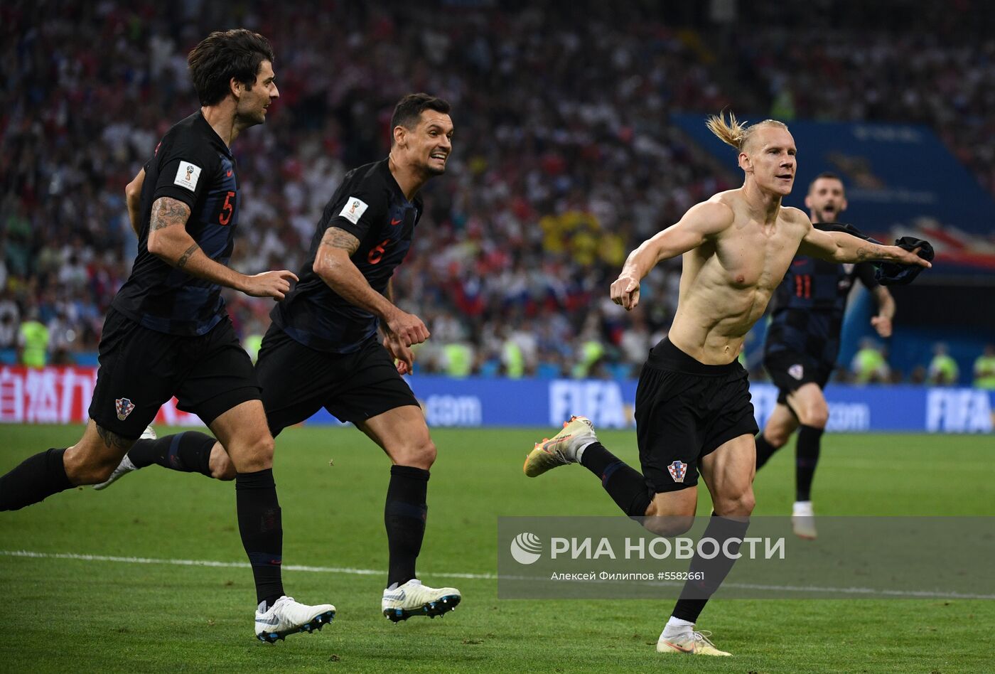 Футбол. ЧМ-2018. Матч Россия - Хорватия