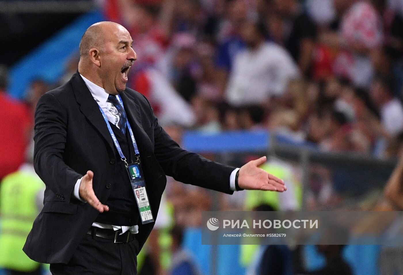 Футбол. ЧМ-2018. Матч Россия - Хорватия