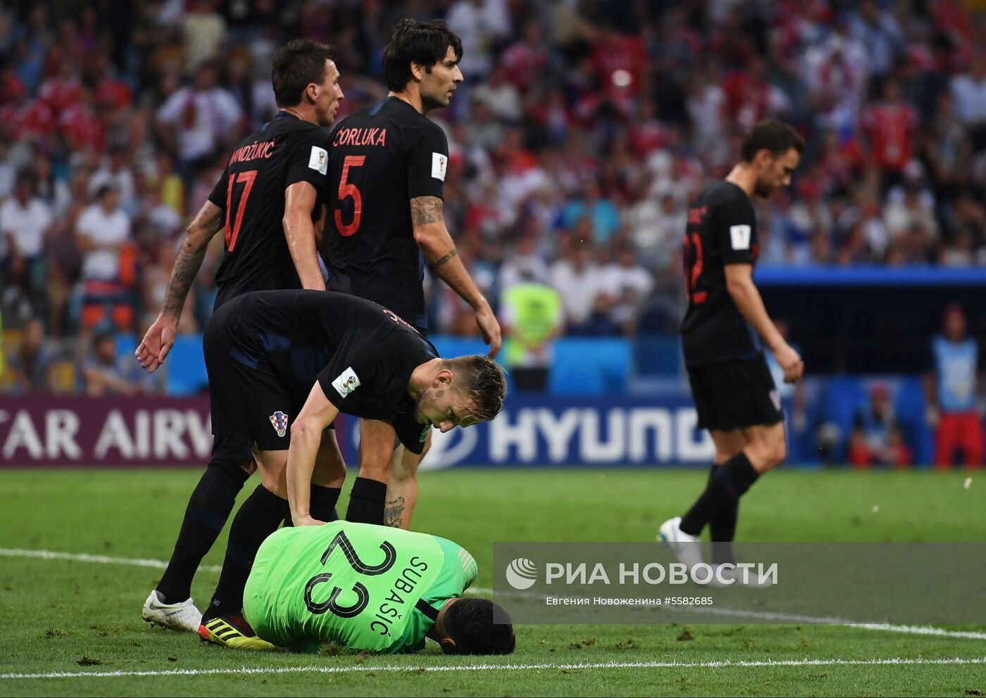 Футбол. ЧМ-2018. Матч Россия - Хорватия