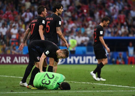 Футбол. ЧМ-2018. Матч Россия - Хорватия