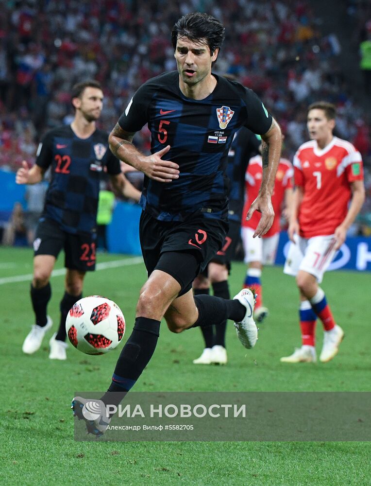 Футбол. ЧМ-2018. Матч Россия - Хорватия