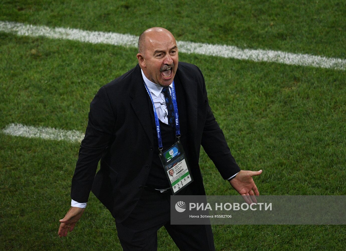 Футбол. ЧМ-2018. Матч Россия - Хорватия