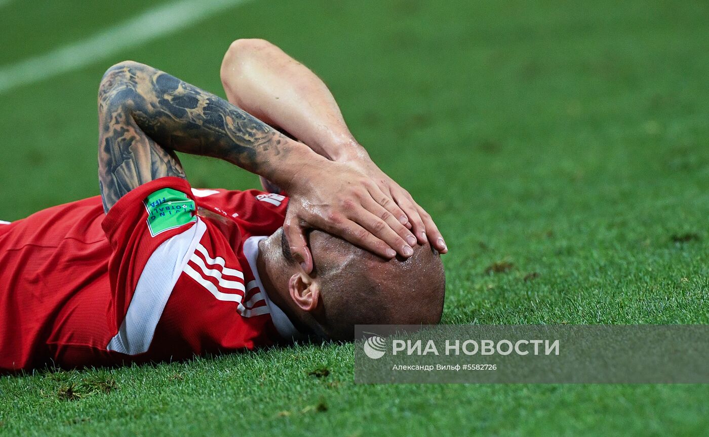 Футбол. ЧМ-2018. Матч Россия - Хорватия