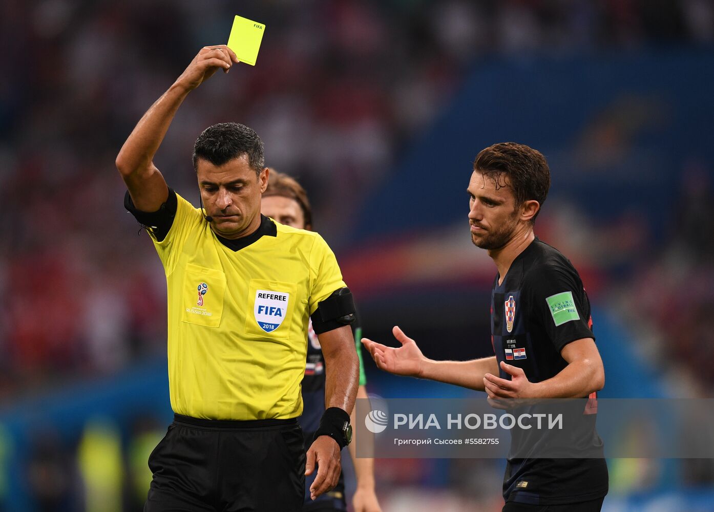 Футбол. ЧМ-2018. Матч Россия - Хорватия