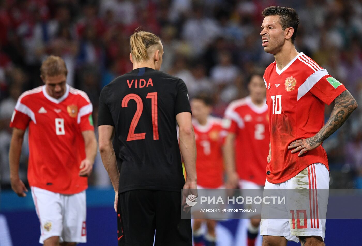 Футбол. ЧМ-2018. Матч Россия - Хорватия