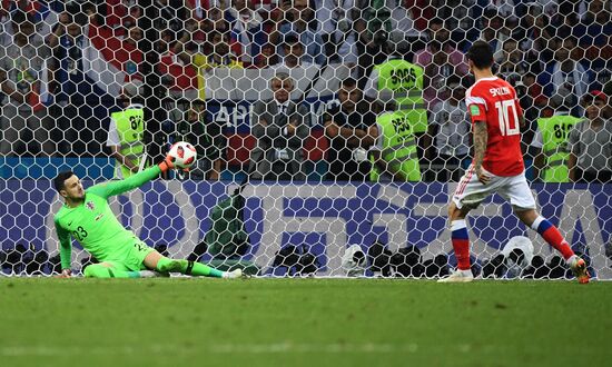 Футбол. ЧМ-2018. Матч Россия - Хорватия