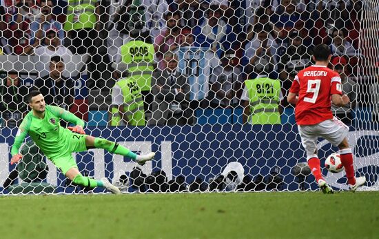 Футбол. ЧМ-2018. Матч Россия - Хорватия