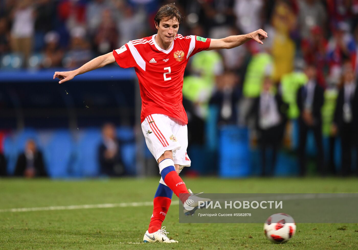Футбол. ЧМ-2018. Матч Россия - Хорватия