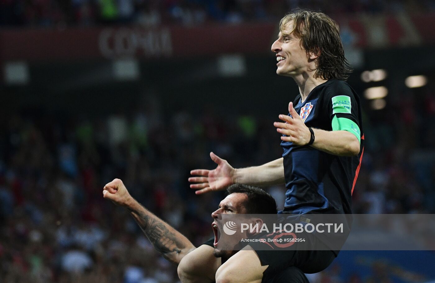 Футбол. ЧМ-2018. Матч Россия - Хорватия