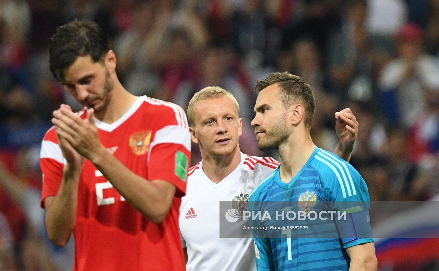 Футбол. ЧМ-2018. Матч Россия - Хорватия