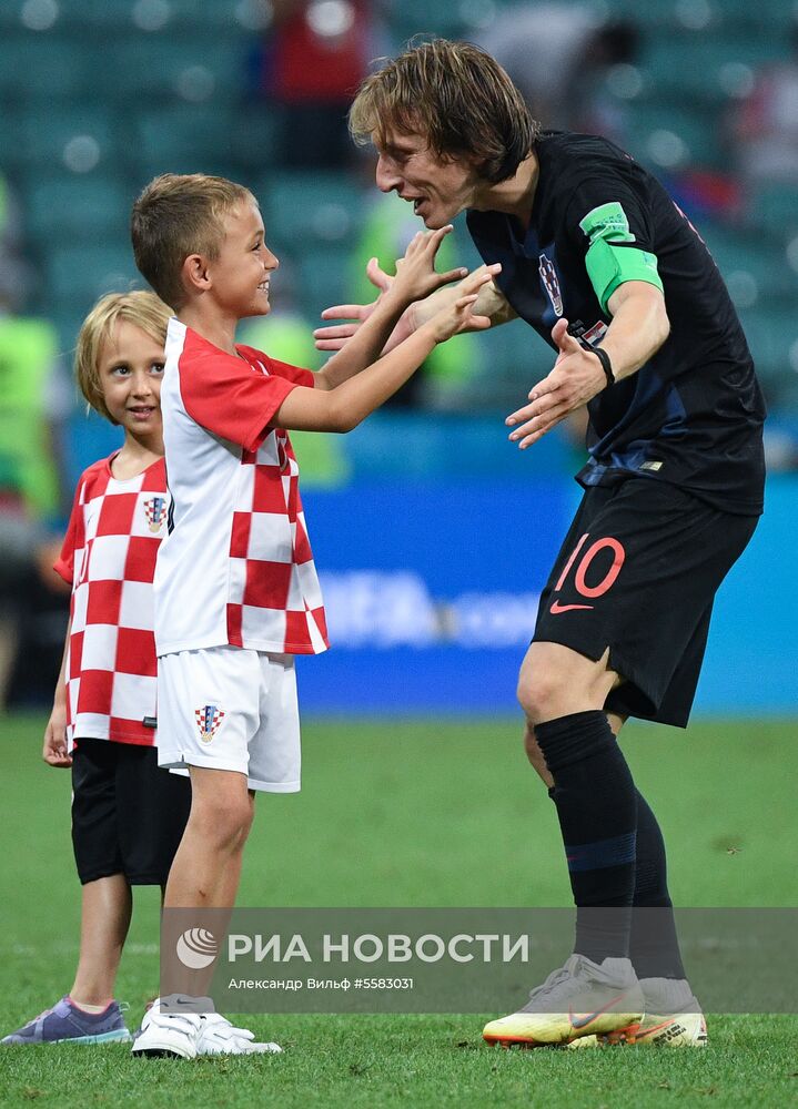 Футбол. ЧМ-2018. Матч Россия - Хорватия