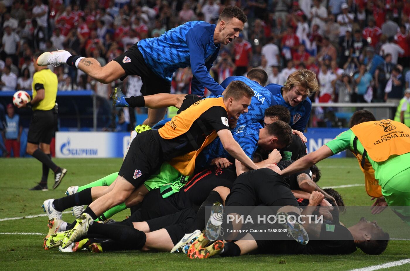 Футбол. ЧМ-2018. Матч Россия - Хорватия