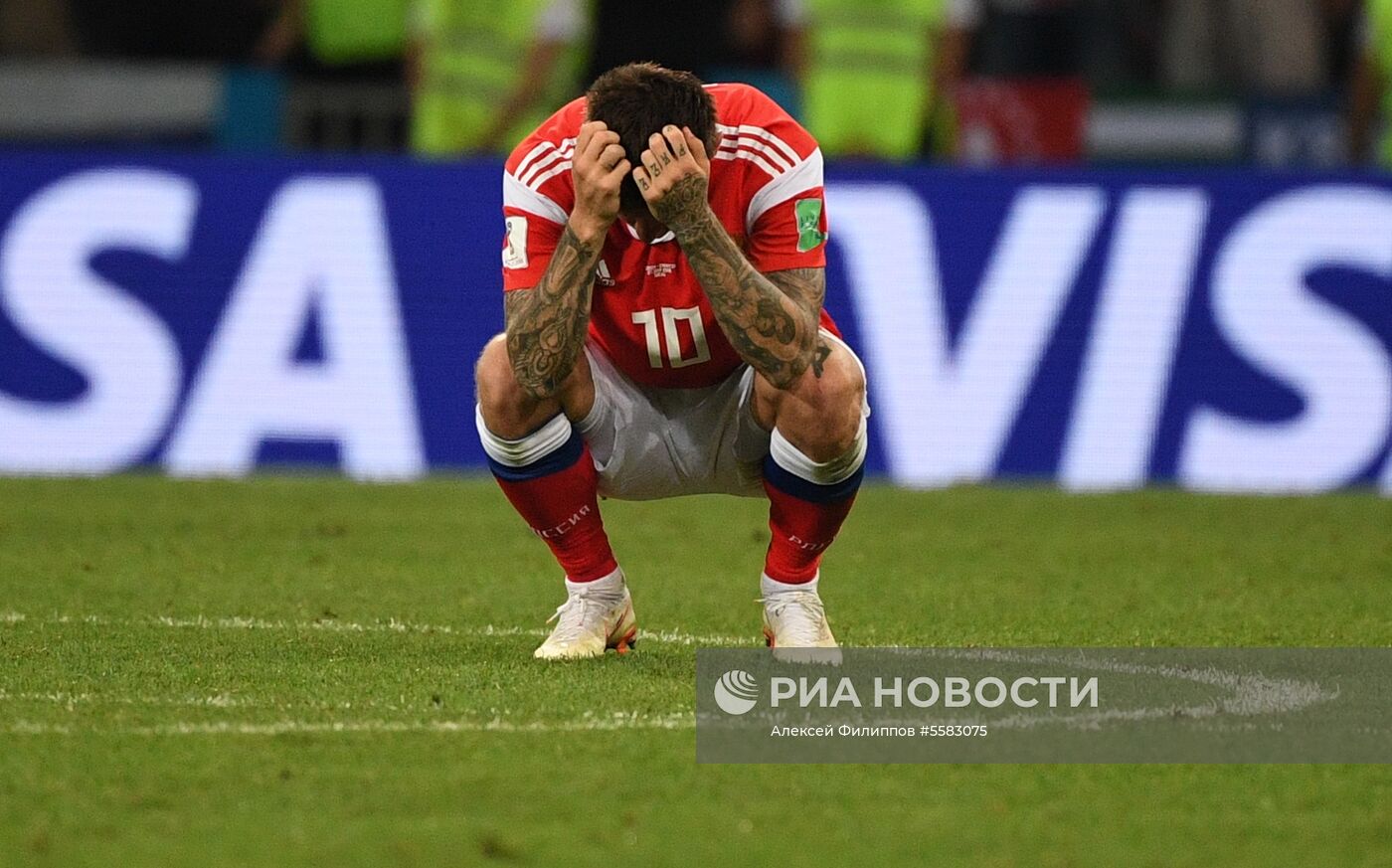 Футбол. ЧМ-2018. Матч Россия - Хорватия