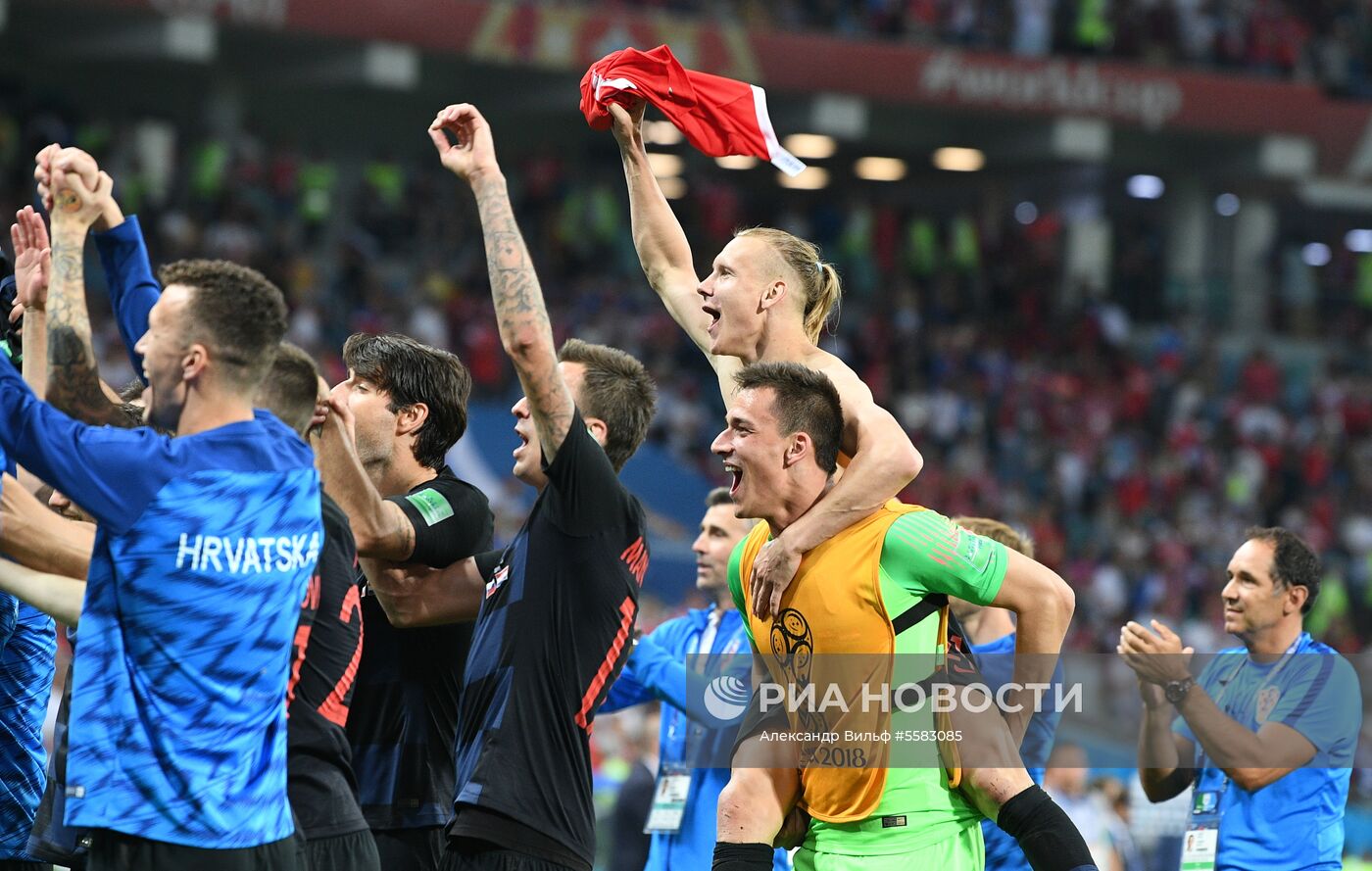 Футбол. ЧМ-2018. Матч Россия - Хорватия