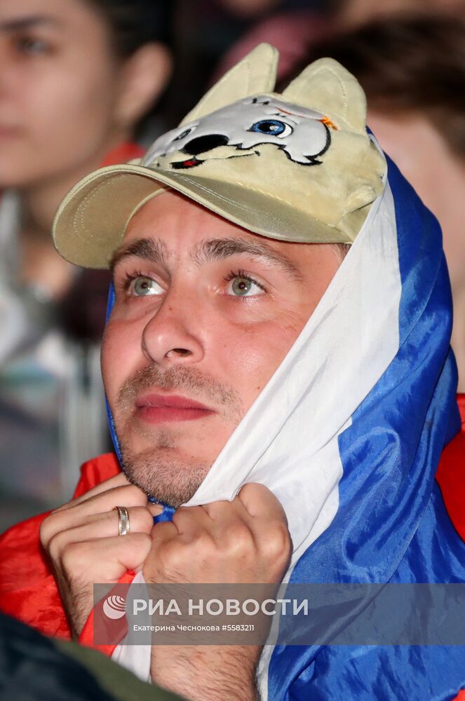 Фан-зона на Воробьевых