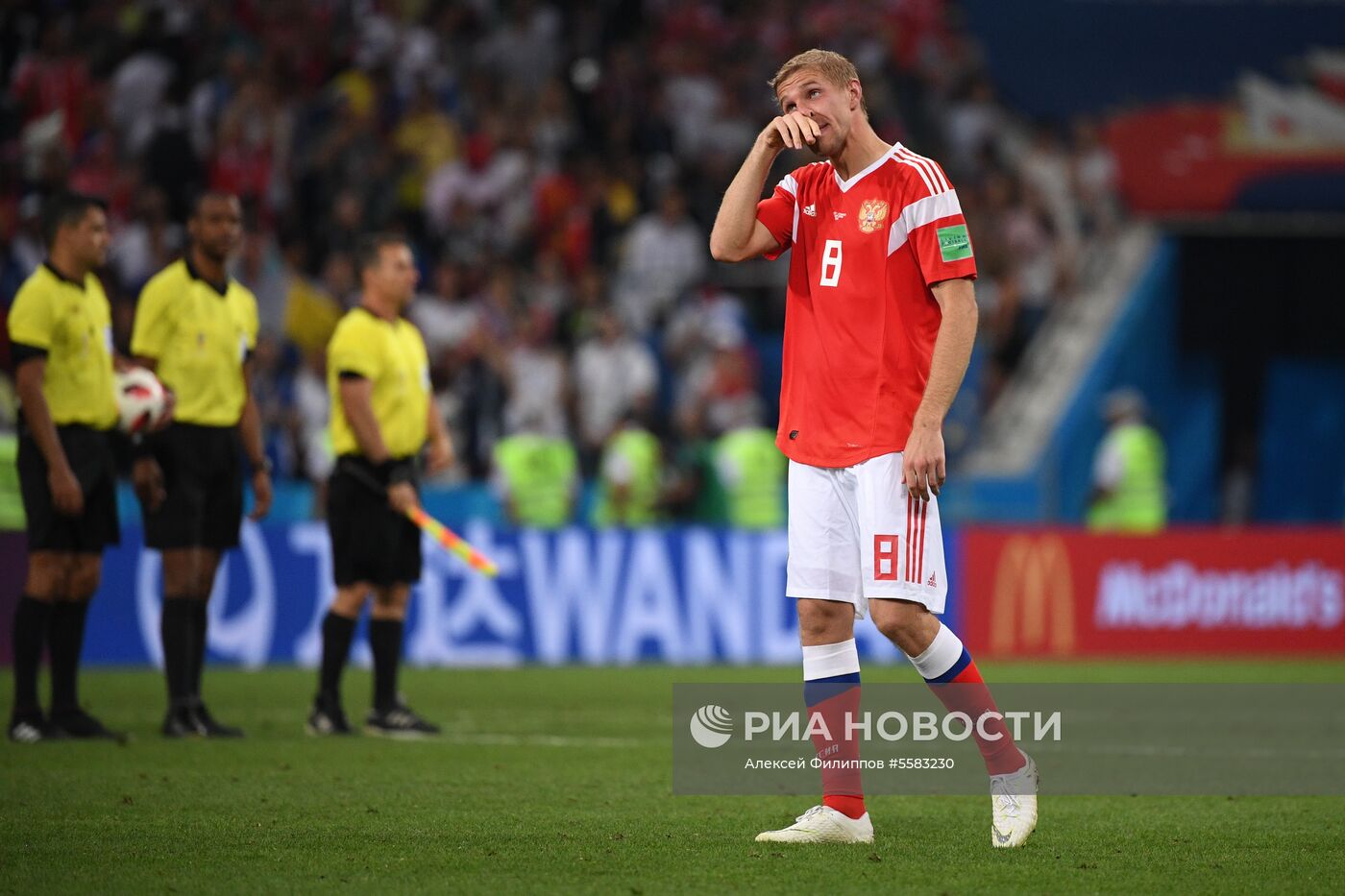 Футбол. ЧМ-2018. Матч Россия - Хорватия