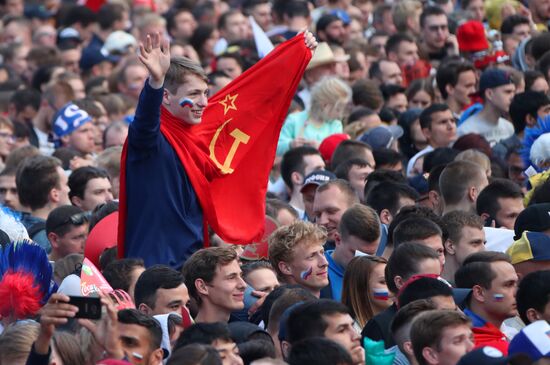 Фан-зона на Воробьевых