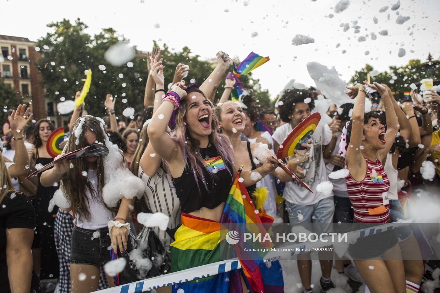 Гей-парад в Мадриде