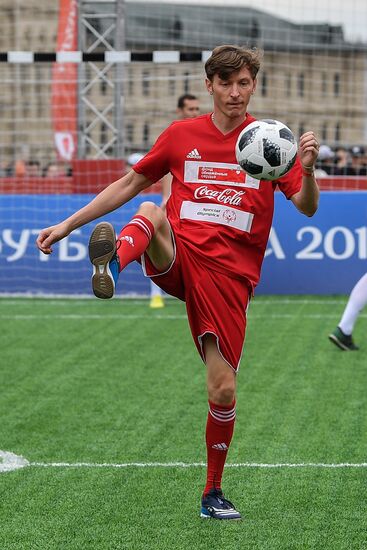 Звездный футбольный юнифайд-матч на Красной площади