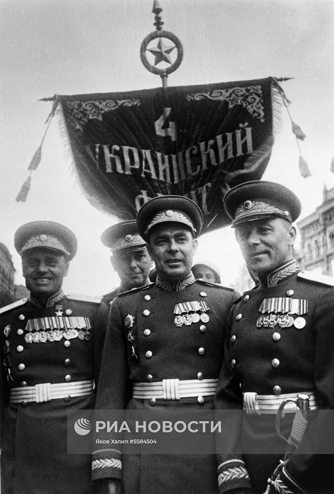 Участники Парада Победы