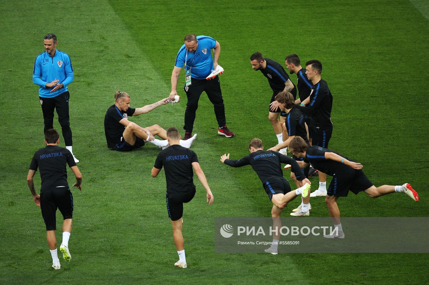 Футбол. ЧМ-2018. Тренировка сборной Хорватии