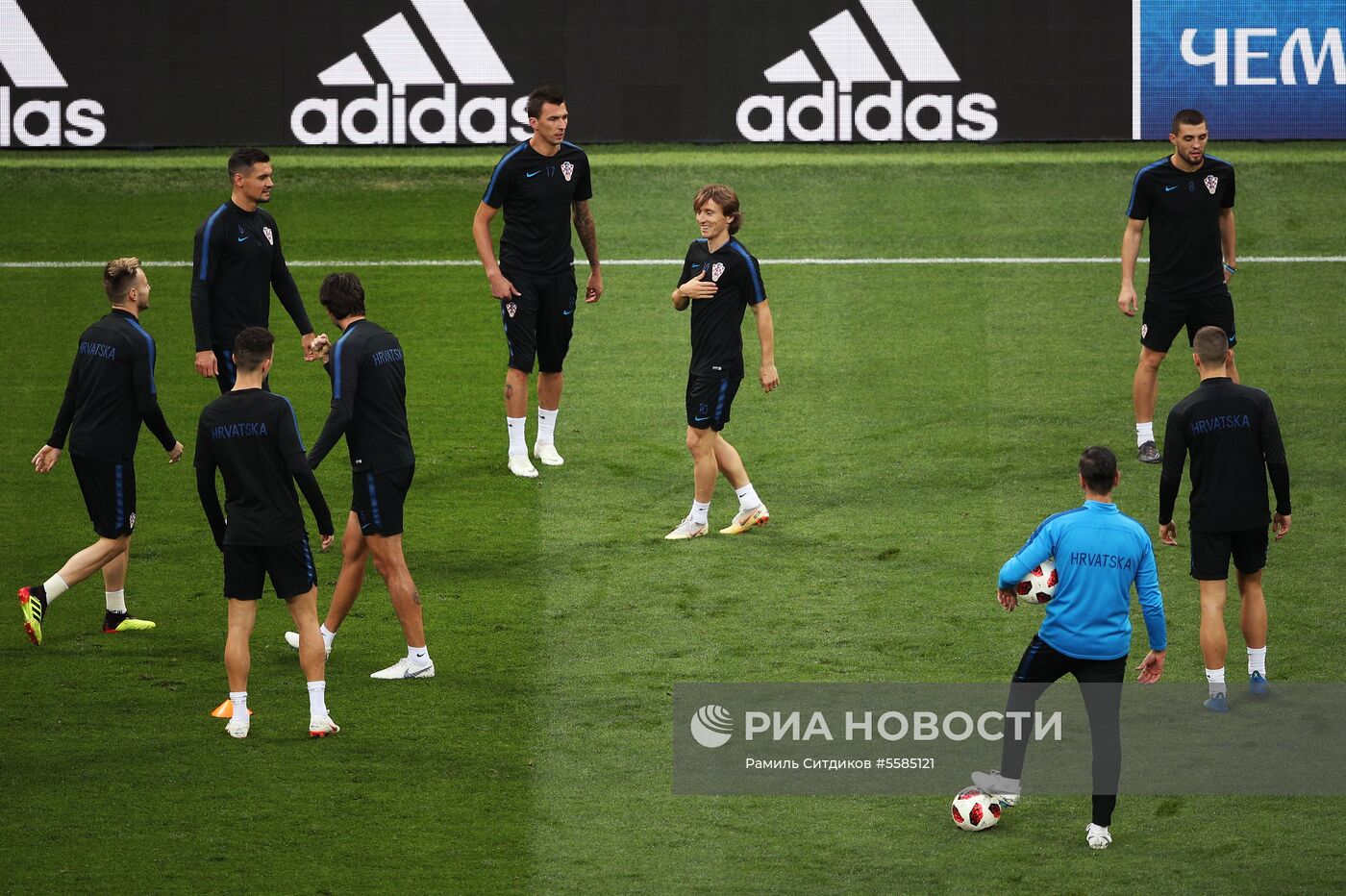 Футбол. ЧМ-2018. Тренировка сборной Хорватии