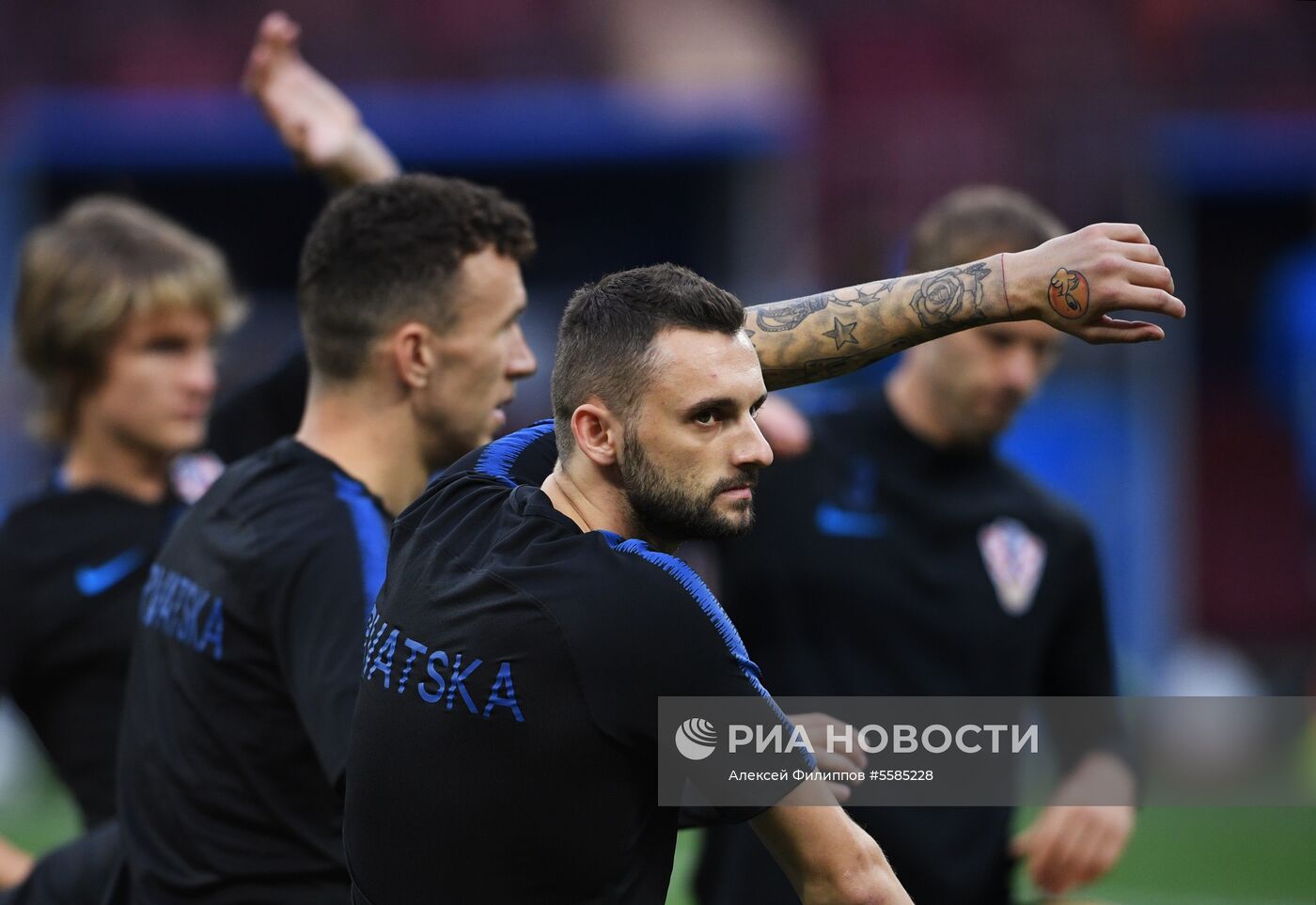 Футбол. ЧМ-2018. Тренировка сборной Хорватии