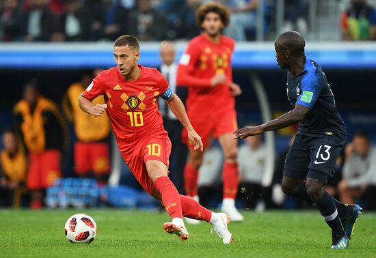 Футбол. ЧМ-2018. Матч Франция - Бельгия