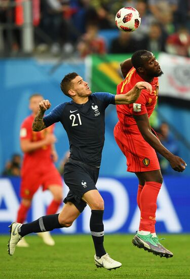 Футбол. ЧМ-2018. Матч Франция - Бельгия