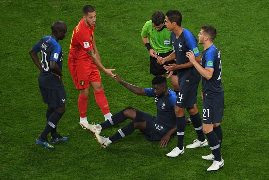  Футбол. ЧМ-2018. Матч Франция – Бельгия