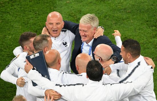  Футбол. ЧМ-2018. Матч Франция – Бельгия