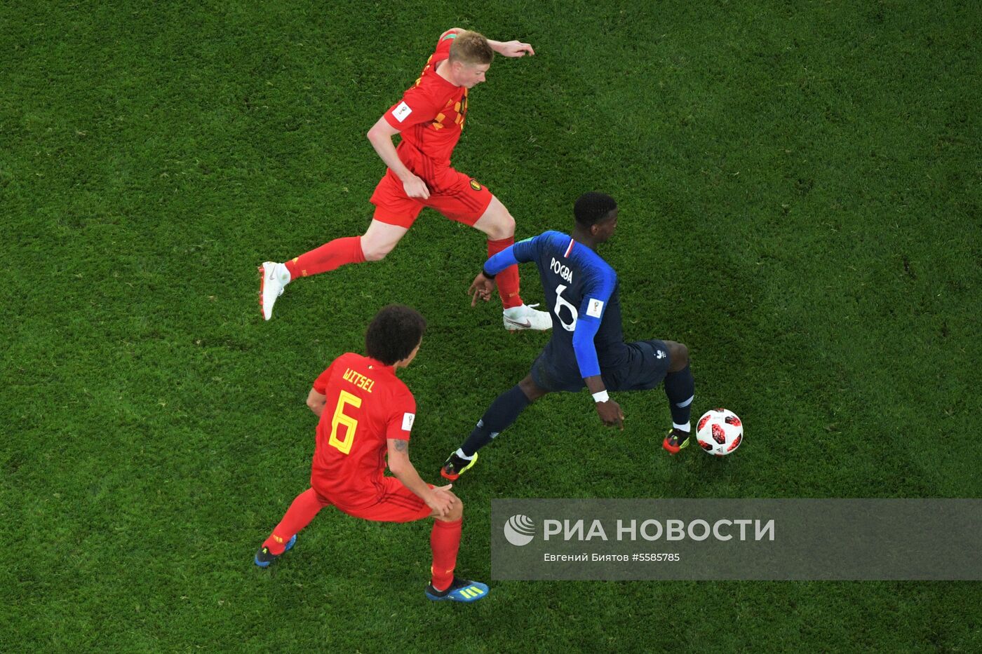 Футбол. ЧМ-2018. Матч Франция - Бельгия
