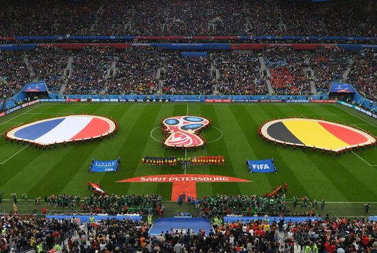  Футбол. ЧМ-2018. Матч Франция – Бельгия