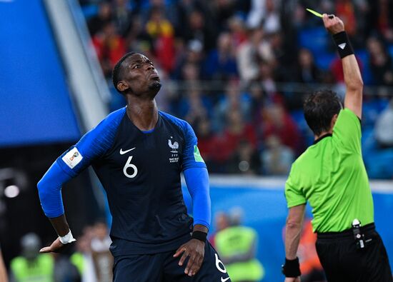 Футбол. ЧМ-2018. Матч Франция - Бельгия