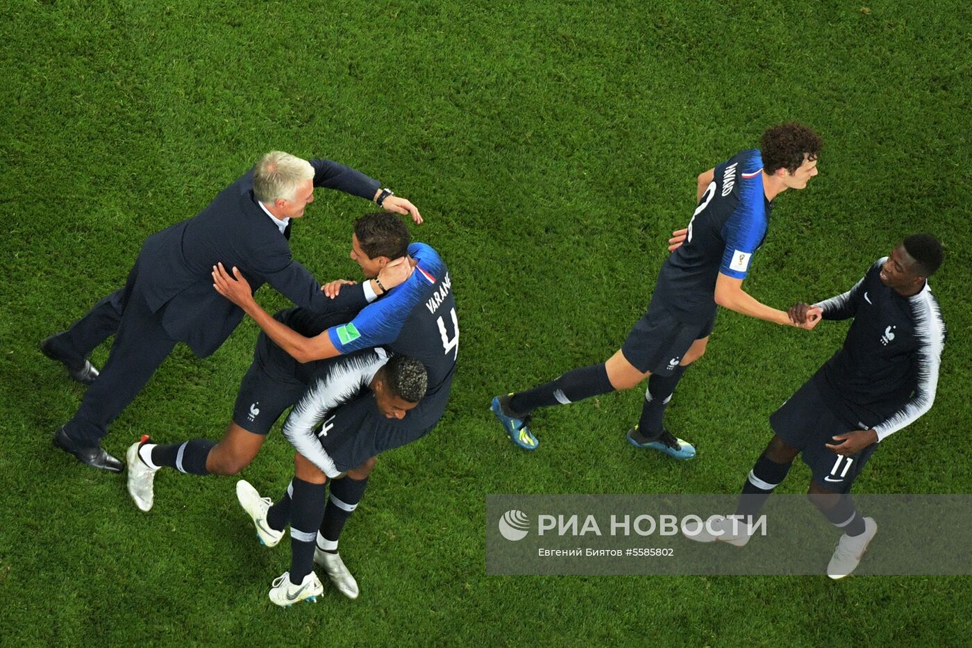 Футбол. ЧМ-2018. Матч Франция - Бельгия